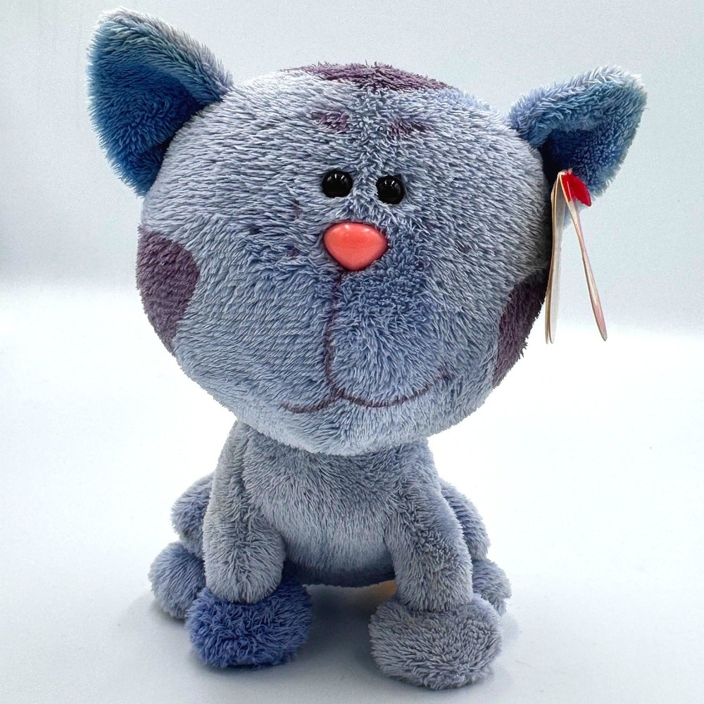 Ty Beanie Babies Periwinkle Blue's Clues Cat Plush 6 in With Tag